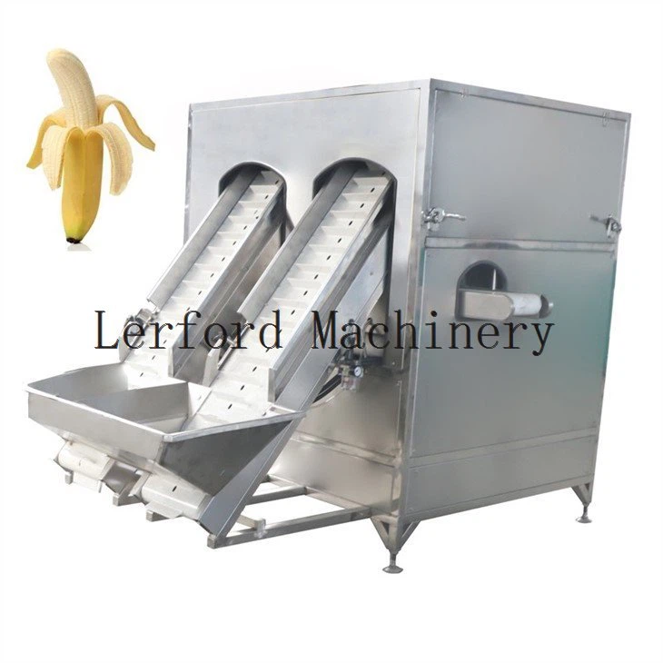 yellow banana peeling machine