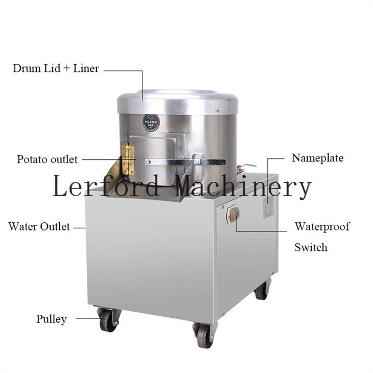 potato peeling machinery